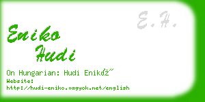 eniko hudi business card